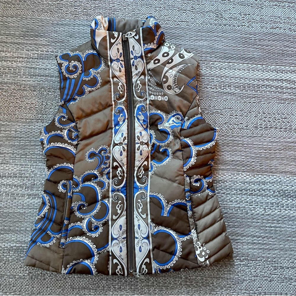 EMILIO PUCCI vest size 6 / 36 made in Italy